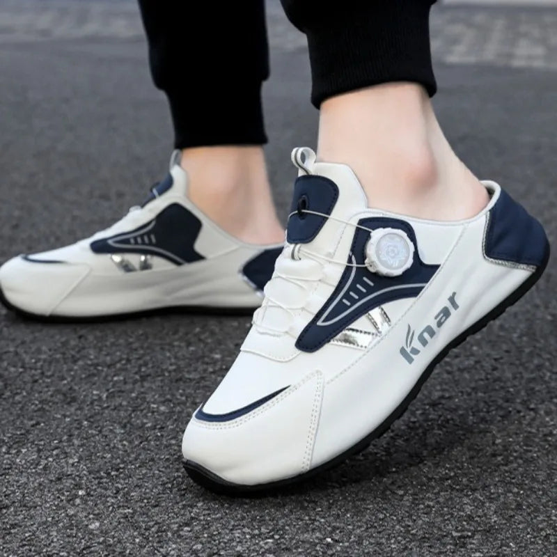 Platform-sneakers med åndbart, trendy mesh til sommeren, nye sports- og fritidssko til mænd i store størrelser 39-48