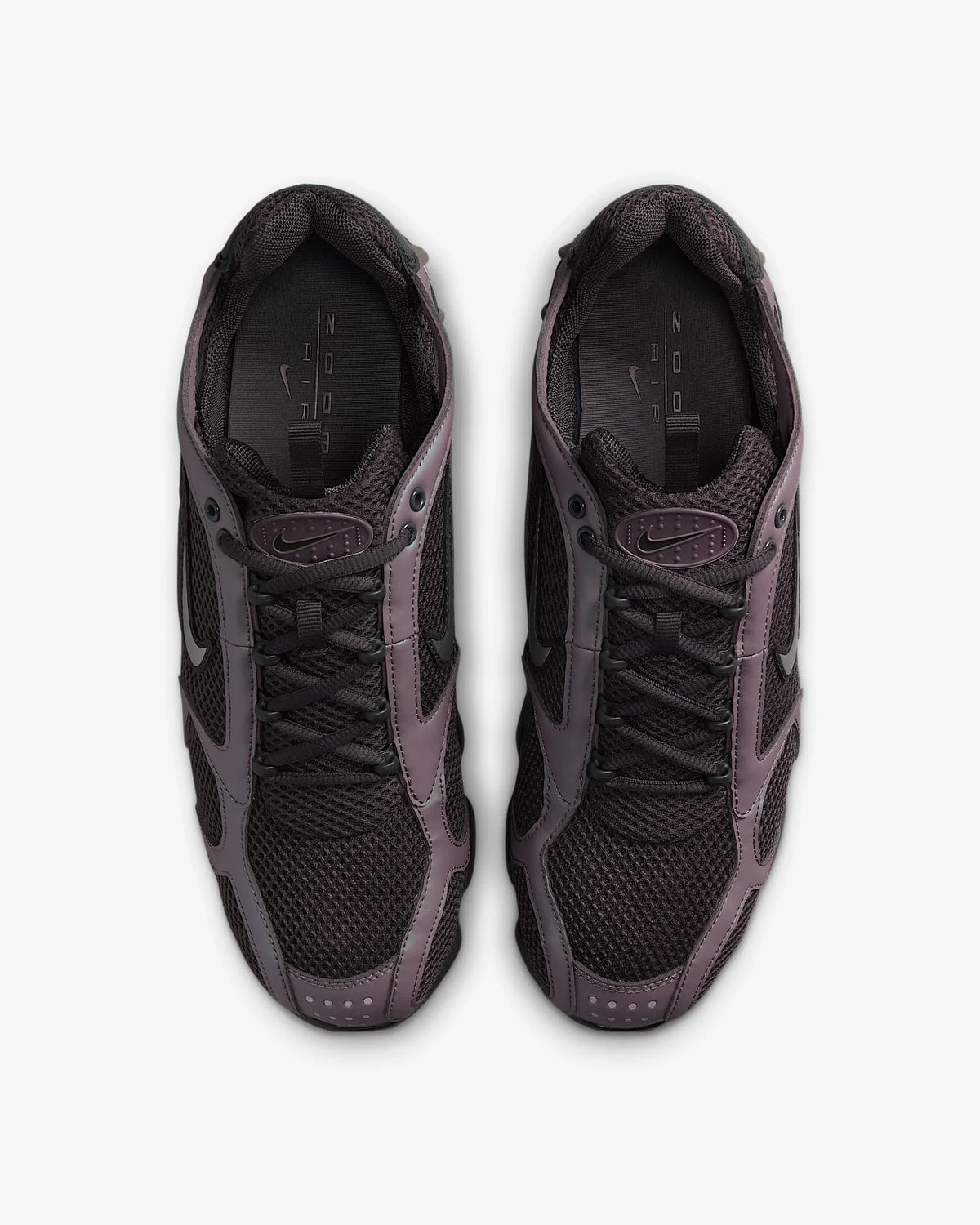 Nike Air Zoom Spiridon Cage 2 Scarpe casual unisex basse Abbigliamento sportivo Grigio e rosso Resistenti all'usura Calzature lifestyle CJ1288-600