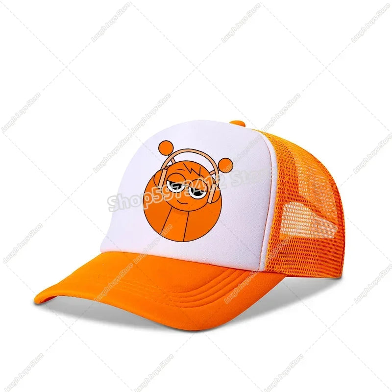 Sprunkis Baseball Caps Boys Casuals Hats Game Figure Printed Women Man Sports Sun Hat Adjustable Peaked Cap Bonnets Girls Gifts