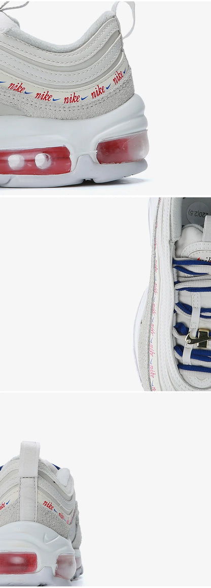 Zapatillas deportivas Nike genuinas AIR MAX 97 para mujer, de caña baja, con amortiguación de aire DC4013-001