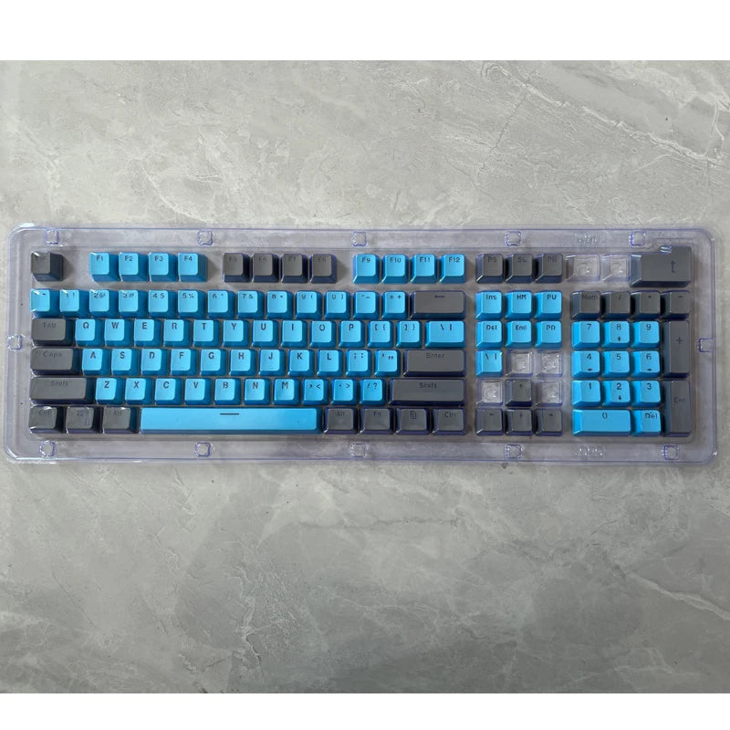 106 Keys Grey Red Keycaps PBT Specials Keycap Backlit Two-Color Key Caps For MX Switch 61/87/104 Mechanical Keyboard