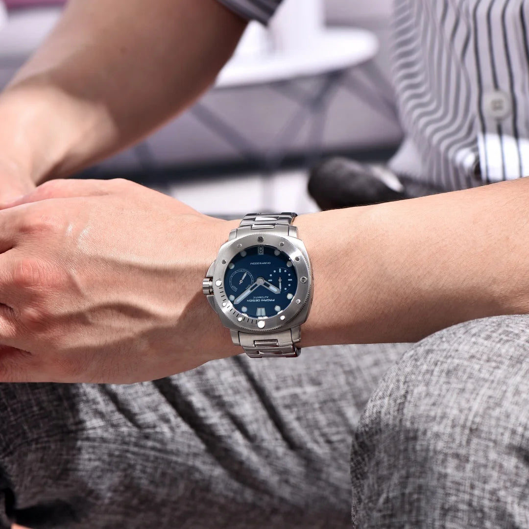 PAGANI DESIGN Men's Watches New Diver Automatic Mechanical Watch Sapphire Stainless Steel Sport 20 Bar Clock