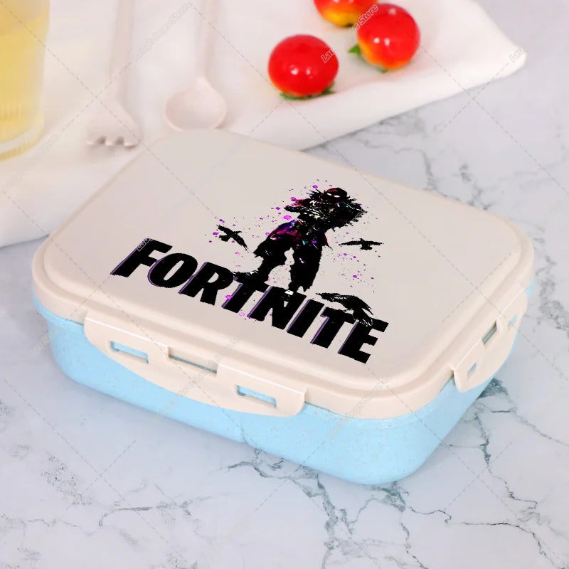 Fortnite Bento Lunch Box Anime Fortnite Food Storage Containers Kids School Picnic Lunchbox Office Dinner Case Gift 2025