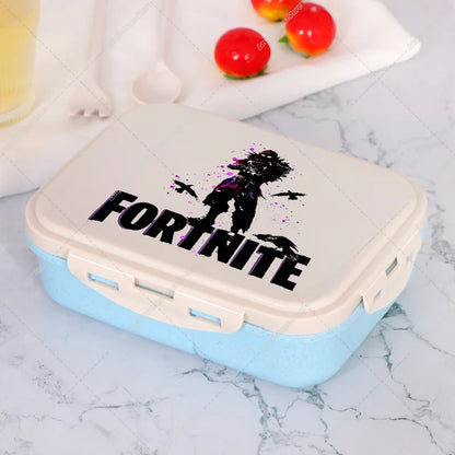Fortnite Bento Lunch Box Anime Fortnite Food Storage Containers Kids School Picnic Lunchbox Office Dinner Case Gift 2025