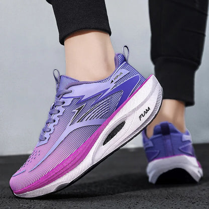Unisex Sports Shoes Carbon Plate Walking Running Sneakers Shock-Absorbing Marathon Racing Athletics Training for Men & Women