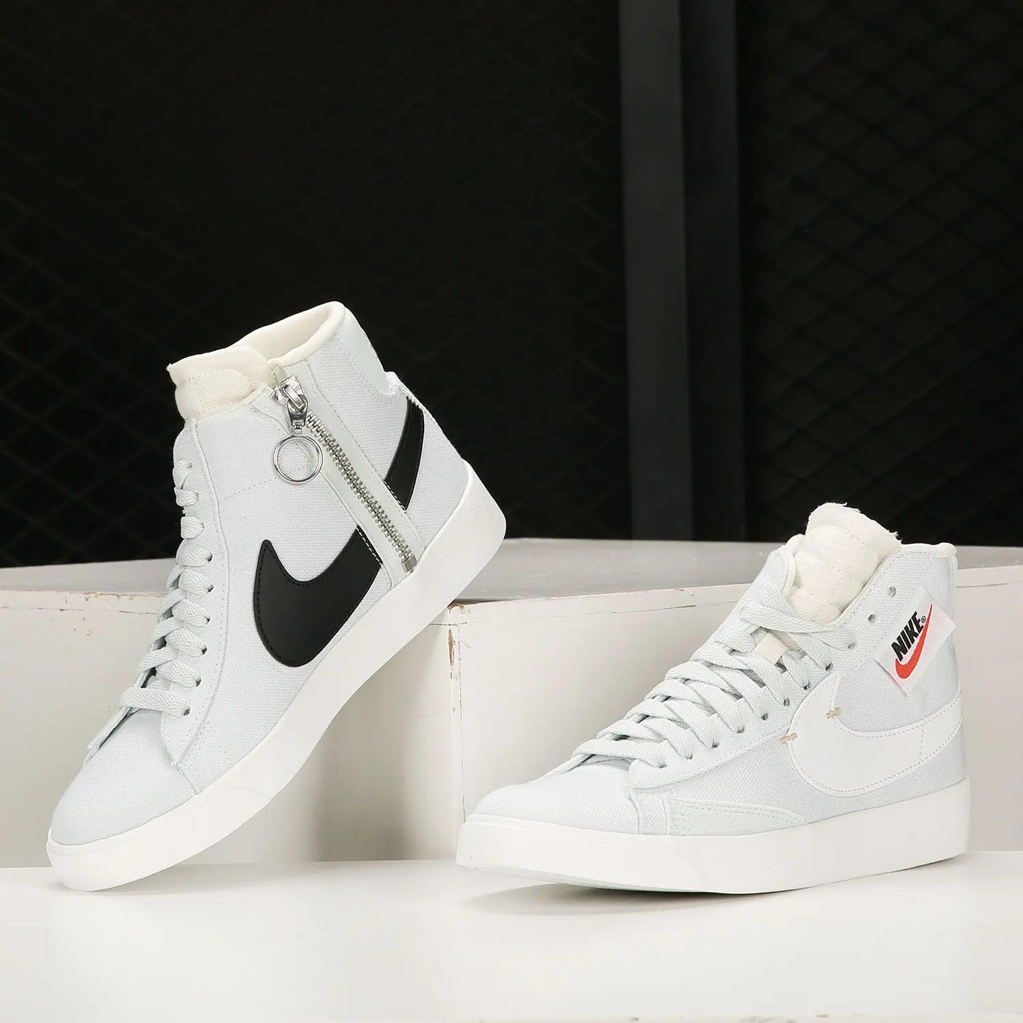 Nike genuíno Seasonal New — sapatilhas casuais de cano alto para mulher BQ4022-400