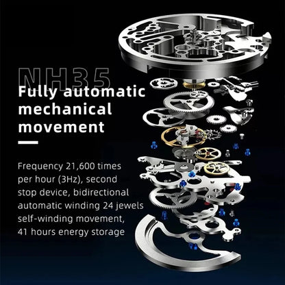 Pagani Design Men's Fashion Automatic Mechanical Watch Miyota8215 Luxury Sapphire AR Coated Stainless Steel Waterproof