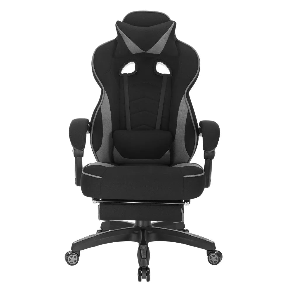 WOLTU Gaming Chair Office Computer Chair Desk Racing Chair Sports Seat with Headrest Lumbar Cushion with Footrest
