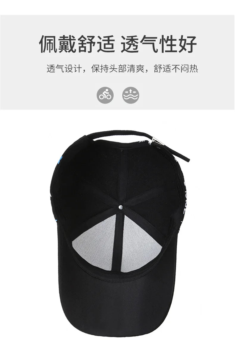 Fashion Hip Hop Baseball Cap Personality Trucker Caps Cotton Snapback Hat Outdoor Sun Hats Sports Leisure Cap
