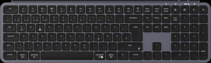 Teclado inalámbrico ultrafino Keychron B6 Pro con distribución ISO, tamaño completo, portátil y ligero, conexiones 2.4GHz y Bluetooth