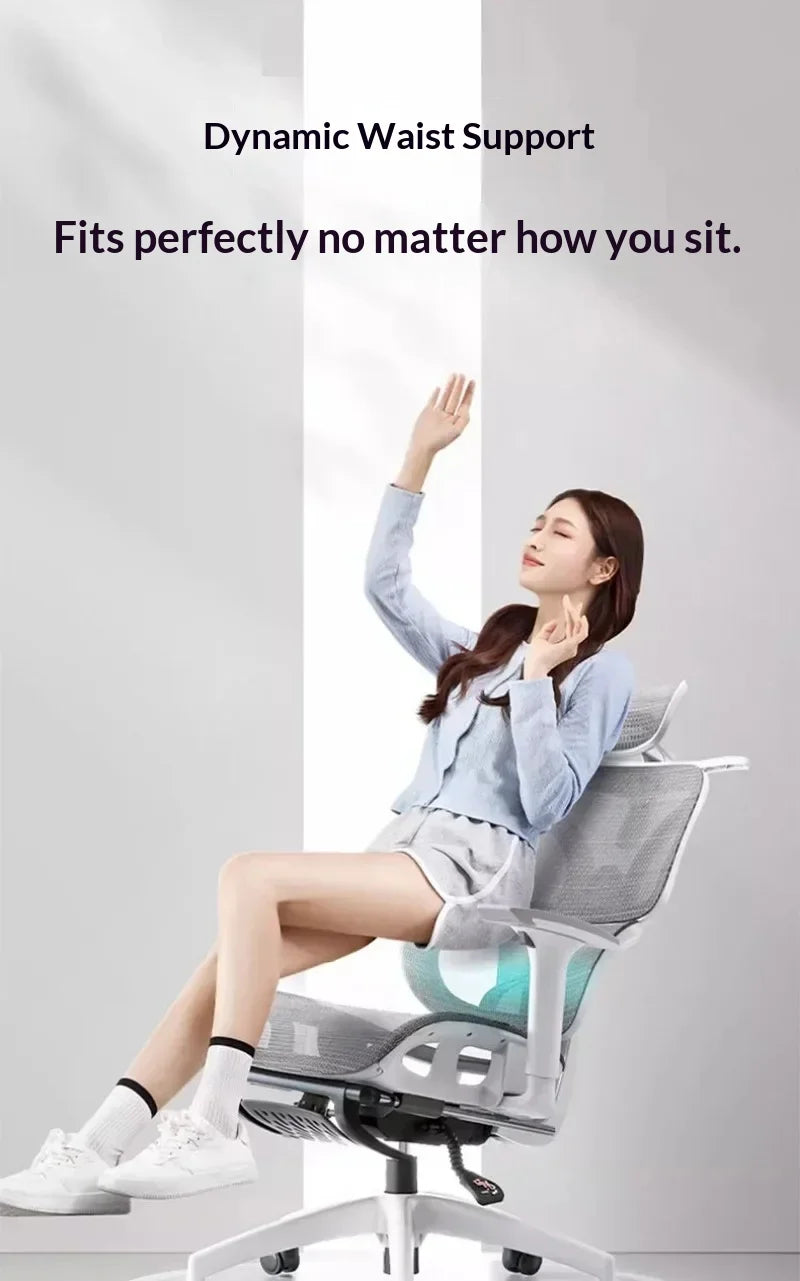 Comfortable Ergonomic Study Chair Waist Home Computer Relaxing Chair Office Chair High Back Ergonomic Chairs Office Furniture