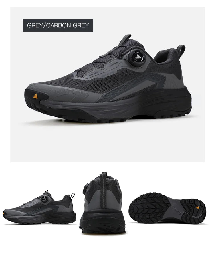 HUMTTO Men's Breathable Hiking Sneakers Non-slip Casual Running Shoes Outdoor Climbing Sneakers Designer Trekking Boots
