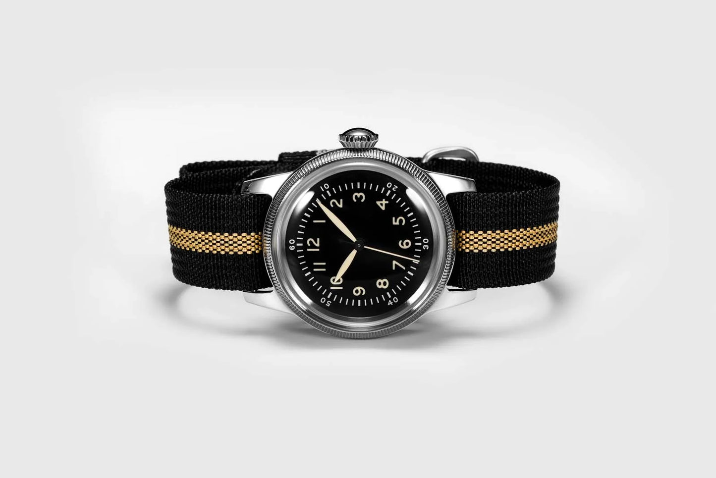 RDUNAE RA05 Vintage Military Watch 2035 Movement Quartz K1 Mineral Glass Crystal Stainless Steel Luminous Waterproof Men's Watches