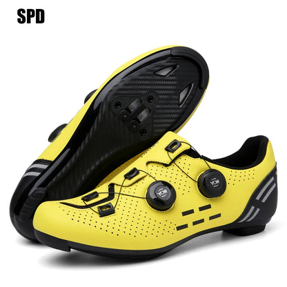 Men’s Professional MTB and SPD Cycling Shoes Mountain Racing Shoes Women’s Mountain Racing SPD Road Cycling Shoes