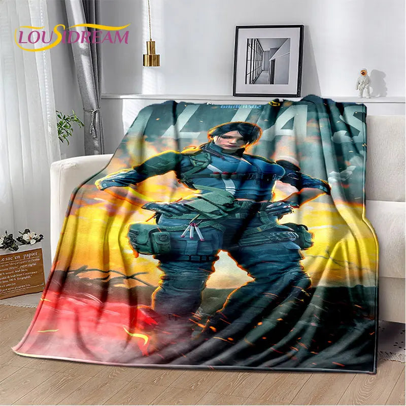 3D COD,Call of Duty Game Gamer Soft Plush Blanket,Flannel Blanket Throw Blanket for Living Room Bedroom Beds Sofa Office Cover