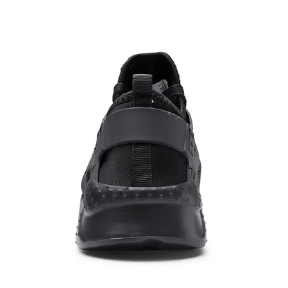 Zapatillas deportivas de moda para hombre, ligeras, cómodas y transpirables. Zapatillas deportivas para hombre, zapatillas para caminar, de malla, planas, rojas, de verano.