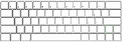 Hot-Swap 64RGB Mechainical Keyboard Custom PCB Compatibal With GH60 Wooting 60he RAKK PCB Kit optional