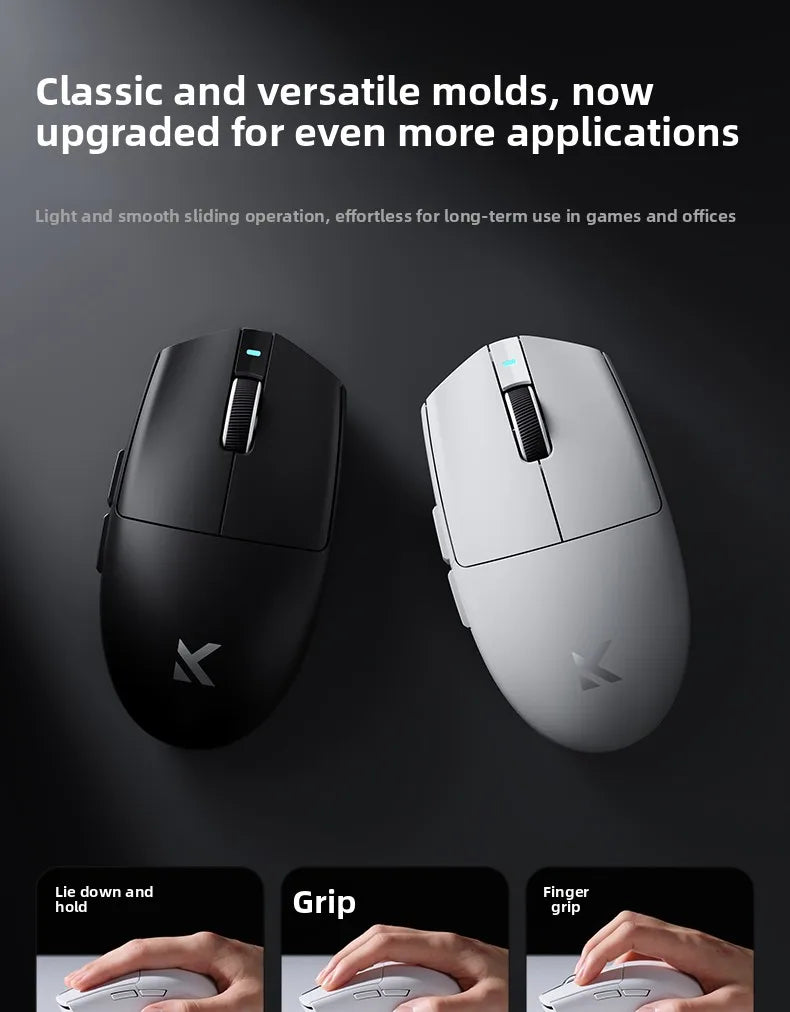 Ratón inalámbrico MCHOSE G3 V2 PRO Bluetooth trimodo ergonómico y ligero para portátil, oficina, gaming y accesorios de ordenador