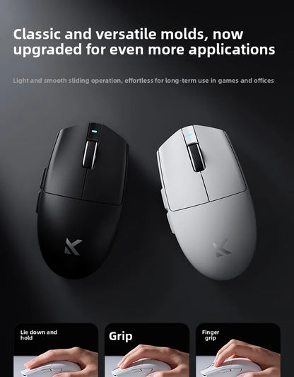 Ratón inalámbrico MCHOSE G3 V2 PRO Bluetooth trimodo ergonómico y ligero para portátil, oficina, gaming y accesorios de ordenador