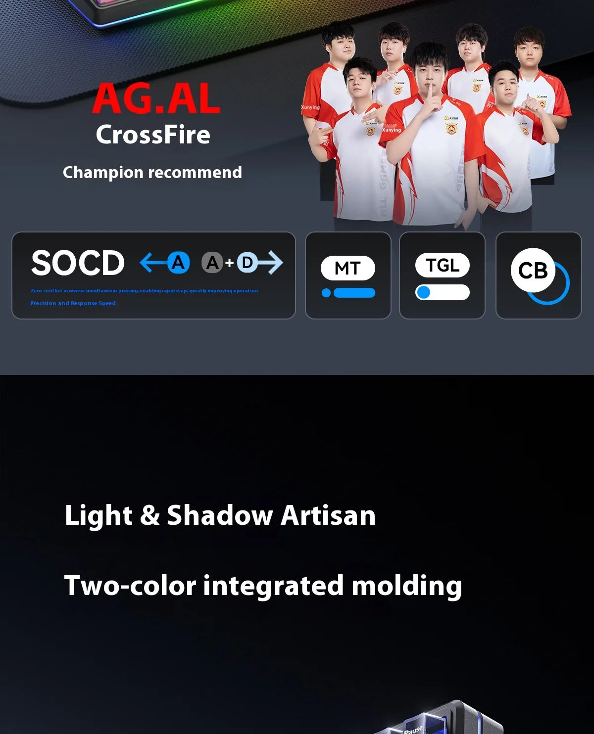 Teclado mecánico AULA F87 Pro V2 inalámbrico de 3 modos, batería de larga duración de 12000mAh, hot-swap, RGB Customi, teclado e-sports para gaming en PC