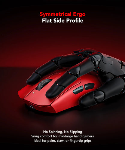 KYSONA Jupiter Series Gaming-Maus kabelgebunden/kabellos 8Khz PAW3950-Sensor Bluetooth 46g wiederaufladbar Web-Treiber für PC und Laptop