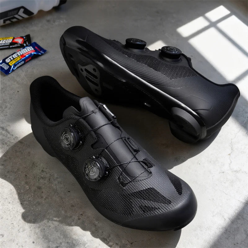 Men's Ultra Light Road Mountain Cycling Shoes, Professional MTB, SPD Self-Locking Cycling Shoes, Women's Road Cycling Shoes