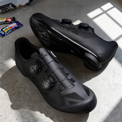 Men's Ultra Light Road Mountain Cycling Shoes, Professional MTB, SPD Self-Locking Cycling Shoes, Women's Road Cycling Shoes