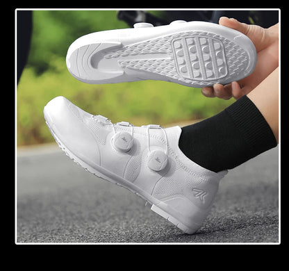 Professional Men's Cycling MTB Shoes Route Cleats Speed Road Bike Sneakers Racing Women Flat Bicycle Mountain SPD Biking Footwear