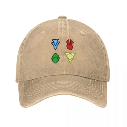 Twilight Imperium 4th Edition Technology Symbols Pixel Art (Square) Baseball Cap Golf Wear Kids Hat Golf Woman Hats Men's
