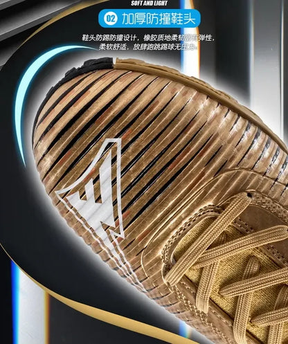 Kids Anti-Collision Toe Football Boots Lace-Up Closure Short Non-Slip Studs Wearproof Breathable Outdoor Grass Game Shoes