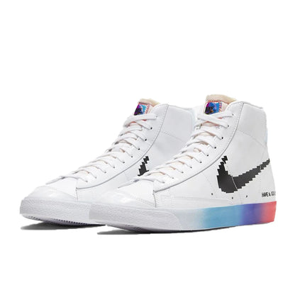 Nike Blazer Unisex Diseño clásico retro Tecnología de amortiguación cómoda Estilo versátil Zapatillas retro informales DD3111-100