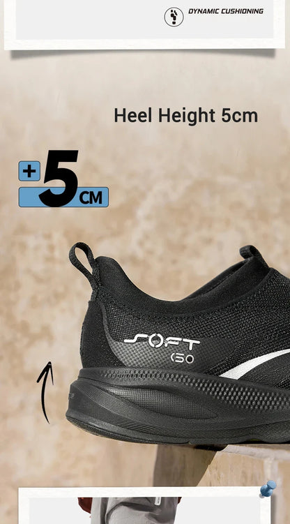 Li-Ning Men's SOFT GO 2 Walking Shoes COMFOAM Slip-On Soft Thick Heel Li-Ning Comfortable Wearable Sports Casual Shoes AGLV005