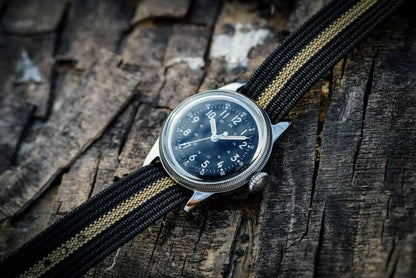 RDUNAE RA05 Vintage Military Watch 2035 Movement Quartz K1 Mineral Glass Crystal Stainless Steel Luminous Waterproof Men's Watches