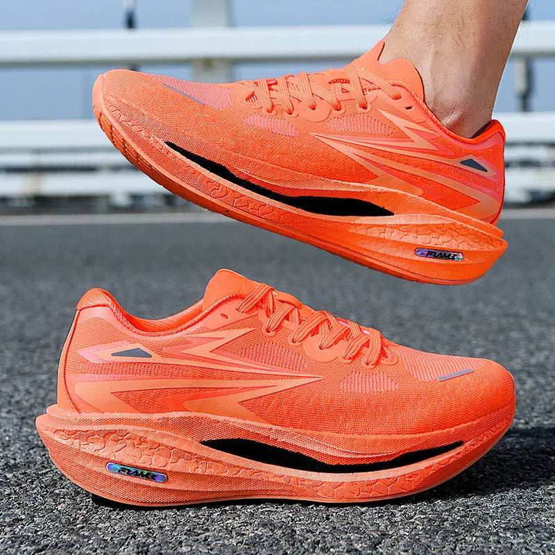 Men's Sports Running Shoes, Casual Marathon, Lightweight, Comfortable Women's Athletic Non-Slip Walking Sneakers, Outdoor Couple Shoes