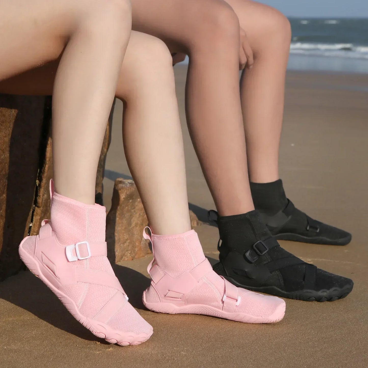 Outdoor Sport Hiking Wading Sneakers Unisex Swimming Water Shoes High Top Barefoot Beach Aqua Shoes Fitness Diving Surf Sandals