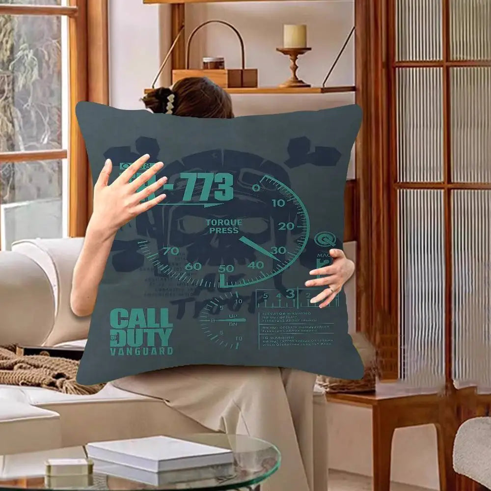 Game C-call Of D-duty Pillow Anime Pillow Sofa Bed Head Pillow Cover Cushion Cover 45x45 Cm Fashion