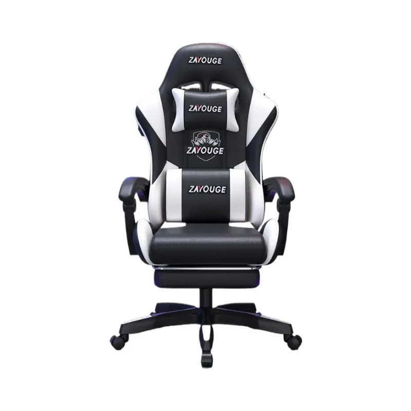 Ergonomisk gamingstol til hjemmekontor, lange sessioner og streamere – justerbar, tilbagelænbar, let og slidstærk