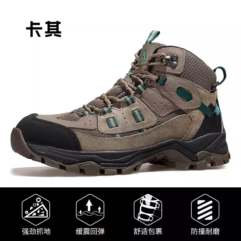 HUMTTO Hiking Shoes Men Winter Outdoor Sports Climbing Shoes hunting shoes Warm women Trekking  Sneakers ankle boots  Tactical