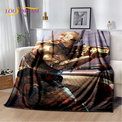 COD 3D, manta suave de felpa para gamers de Call of Duty, manta de franela para sala de estar, dormitorio, camas, sofá y oficina
