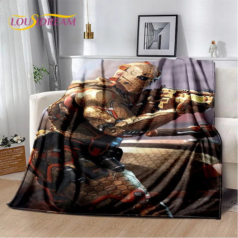 COD 3D, manta suave de felpa para gamers de Call of Duty, manta de franela para sala de estar, dormitorio, camas, sofá y oficina