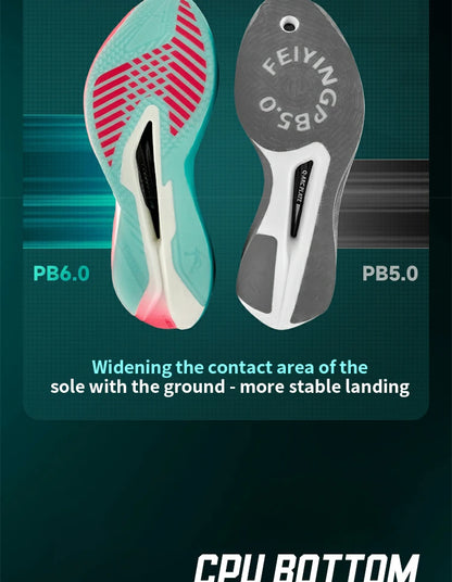 QIAODAN Feiying PB6.0 Herenhardloopschoenen Professionele marathon-hardloopschoenen met volledig opgehangen koolstofplaat QDB023261299