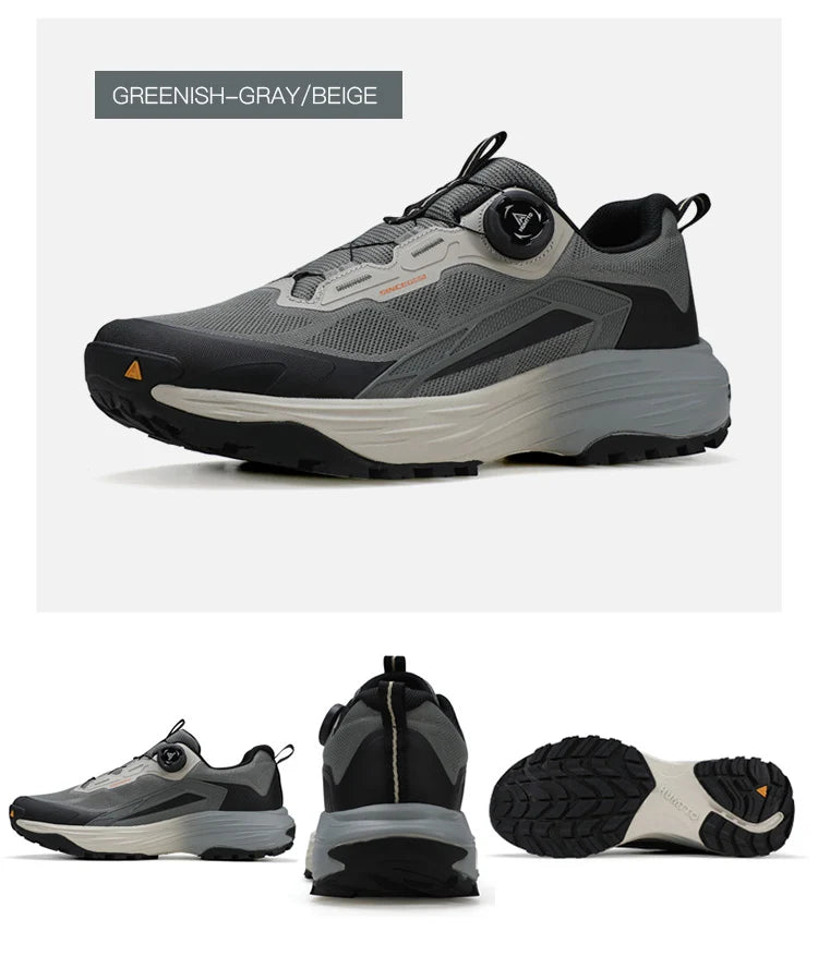 HUMTTO Men's Breathable Hiking Sneakers Non-slip Casual Running Shoes Outdoor Climbing Sneakers Designer Trekking Boots