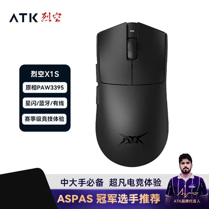 ATK Blazing Sky X1 Wireless Gaming Mouse, 8K Polling Rate, PAW3950 Ultra Sensor, 32,000 DPI, Tri-Mode Bluetooth & 2.4GHz Lightweight FPS Gaming Mouse