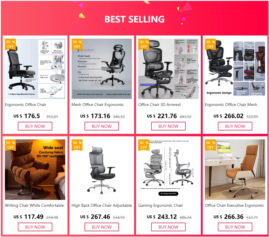 Office Mesh Chair Ergonomic Executive Computer Gaming Furniture Modern Swivel Rolling Adjustable Silla Gaming Ergonomic Chair