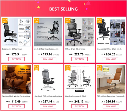Office Mesh Chair Ergonomic Executive Computer Gaming Furniture Modern Swivel Rolling Adjustable Silla Gaming Ergonomic Chair