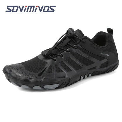 Men's Trail Running Shoes, Lightweight Athletic Zero Drop Barefoot Shoes Non Slip Outdoor Walking Minimalist Shoes for Women
