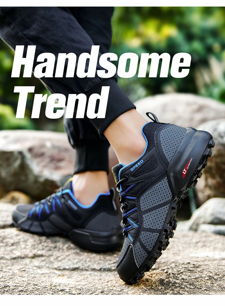 2025 Hiking Shoes for Men Non-slip Wear-resistant Comfortable Outdoor Hiking Sports Shoes Outdoor Running Shoes Walking Sports Shoes