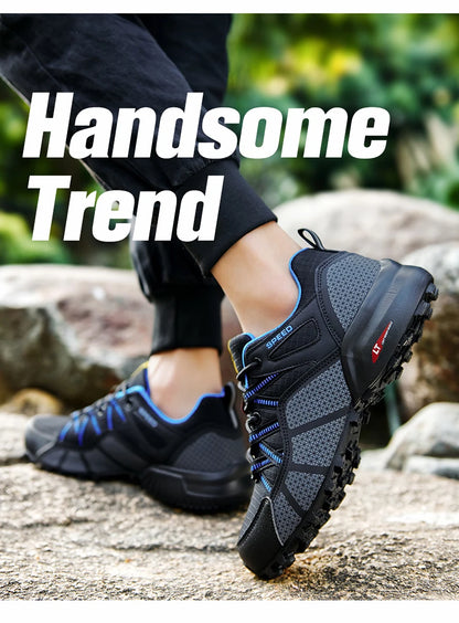 2025 Hiking Shoes for Men Non-slip Wear-resistant Comfortable Outdoor Hiking Sports Shoes Outdoor Running Shoes Walking Sports Shoes