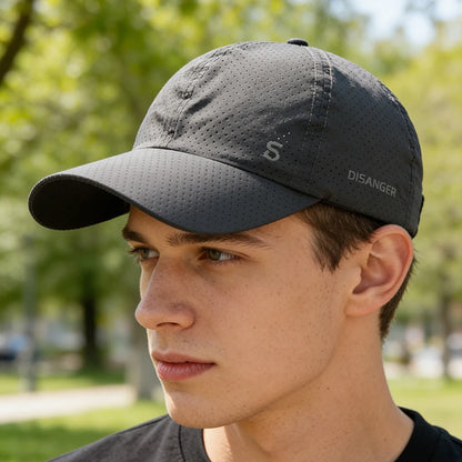 Spring Summer Outdoor Running Cap Unisex Thin Quick Drying Breathable Baseball Cap Soft Top Strapback Golf Cap for Men and Women