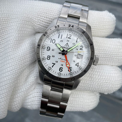 STEELFLIER Official SF792 GMT Mechanische Armbanduhr NH34 Uhrwerk Super BGW9 C3 Leuchtmasse 200M wasserdichte Luxus-Taucheruhr für Herren